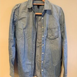 J. Crew Light Blue Denim Shirt